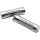 Thin Ribbed Grips Chrome 1" Cable operated