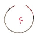 Headlight Harness, Stainless Braided And Clear Coated,...