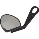 Ferrara 2 Bar End Mirror 115 mm stem Black, Anodized