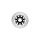 Disc Round DF FLV Floating Brake Disc 5-Hole Black Front