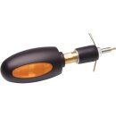 BL 1000 Yellow Bar End Turn Signal Black Anodized Orange...