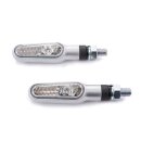 D-Light LED Turn Signal Aluminium Satin Clear LED