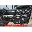 Skull Headers E3 Bomb Hole Exhaust System Black Coated