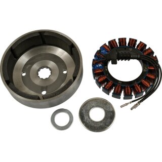 Stator/Rotor Kit Including Spacer, 38 AMP Stator and Rotor Kit 38 AMP Unmolded