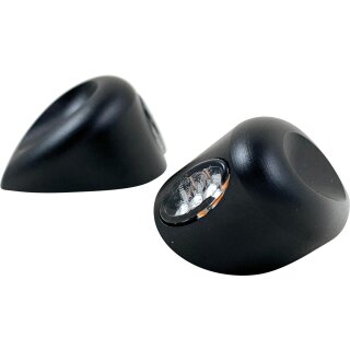 Kodlin LED Elypse Blinker vorne schwarz für Harley FLTR Road Glide 15-24