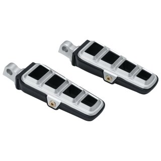 Dillinger Pegs with Male Mount Adapter Silver