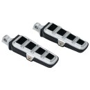 Dillinger Pegs with Male Mount Adapter Silver