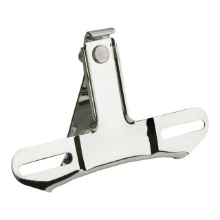 OEM-Style License Plate Bracket 2-hole Chrome