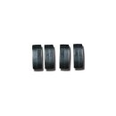 Large ISO & Trident Peg Replacement Rubber Black