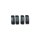 Large ISO & Trident Peg Replacement Rubber Black