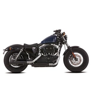 Double Groove Slip-On Muffler 2 in 2 Black Satin