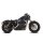 Double Groove Slip-On Muffler 2 in 2 Black Satin