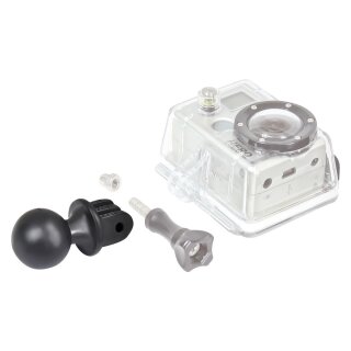 RAM Custom Gopro Hero Adapter With 1" Rubber Ball