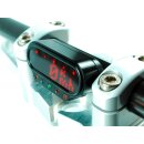Motoscope Mini Combi Frame with Indicator Lights, Black Instrument Frame