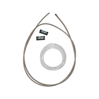 Regulator Harness "DIY" Kit Fits All Ignitions. (1) Stainless Braid, (1) Clear Heat Shrink.