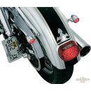 Tribal License Plate Mount Hole Cover Chrome