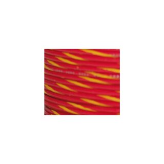 OEM Colored 1mm Wire Spools Red, Yellow Stripe