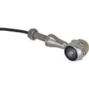 Retro LED Turn Signal V2A Polished stem Polished Clear LED