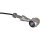 Retro LED Turn Signal V2A Polished stem Polished Clear LED