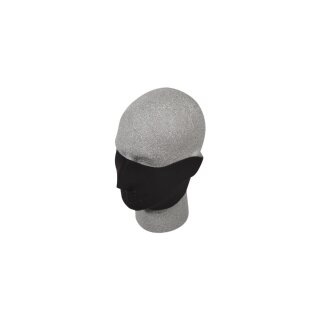 Black Neoprene Neoprene Half Face Mask