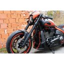 Lower Fork Cover Black Gloss Powder Coated