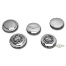 Polished Stainless Steel Late Style Gas Caps Polished