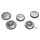 Polished Stainless Steel Late Style Gas Caps Polished
