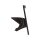 Short License Plate Side Mount Kit Flat Black Satin