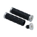 Dillinger Open Ends Grips Silver 7/8" Satin Cable...