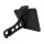 Side Mount License Plate Kit German specification 180x200mm Black Anodized
