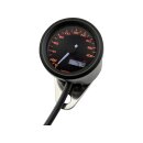 Velona48 Speedometer Scale: 200 mph; 200km/h; Scale Color: black Black 48.0 mm