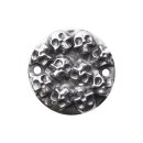 Multiple Skull Point Cover 2-hole Aluminium Polished