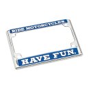 BILTWELL USA LICENSE PLATE FRAME RMHV