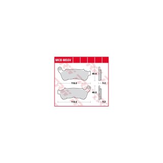 Sinter Street Replacement Brake Pads Sinter Front