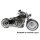 TTS 80 spoke wheel, stainless steel 9.00"x18"SYM