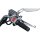 Thresher Open Ends Grips Open grip ends with bar mounted end caps Black 1" Satin Cable operated Throttle By Wire