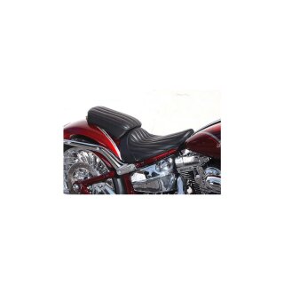 Breakout Custom Vertical Pillion Pad Black Synthetic Leather Urethane