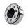 Exhaust,Endcap Donuts Hole, ø 80mm, polished 80 mm Polished