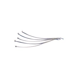 300 mm Chrome Cable Ties