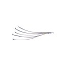 300 mm Chrome Cable Ties