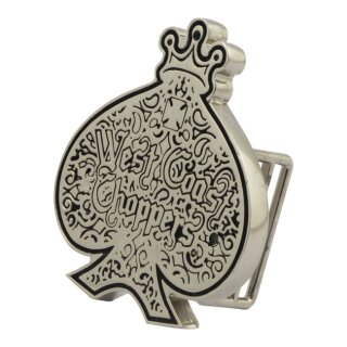 WCC BELT BUCKLE ACE OF SPADE