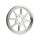 Meridian Belt Pulley Chrome 1 1/2" 70.0 teeth
