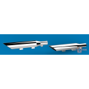 3" HP-Plus Slant Down Muffler, Chrome