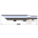 3" HP-Plus Slant Down Muffler, Chrome