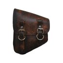 Solo Swingarm Bag Rustic Brown Left