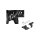 Sportster Passenger Peg Mounts Black, Anodized