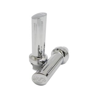 Thriller Grips Chrome 1" Cable operated