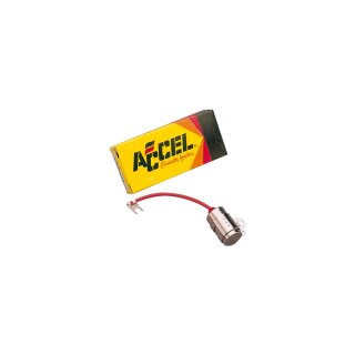 Accel, ignition condenser