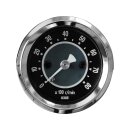 TACHO BLK/WHT.FACE/BLK.INDIK/BLU.LED Tachometer Scale:...
