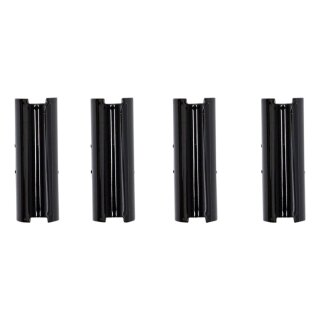 Cover Keeper Set Pushrod 2.200",Gloss Black Pushrod Keeper Cover 2.200"